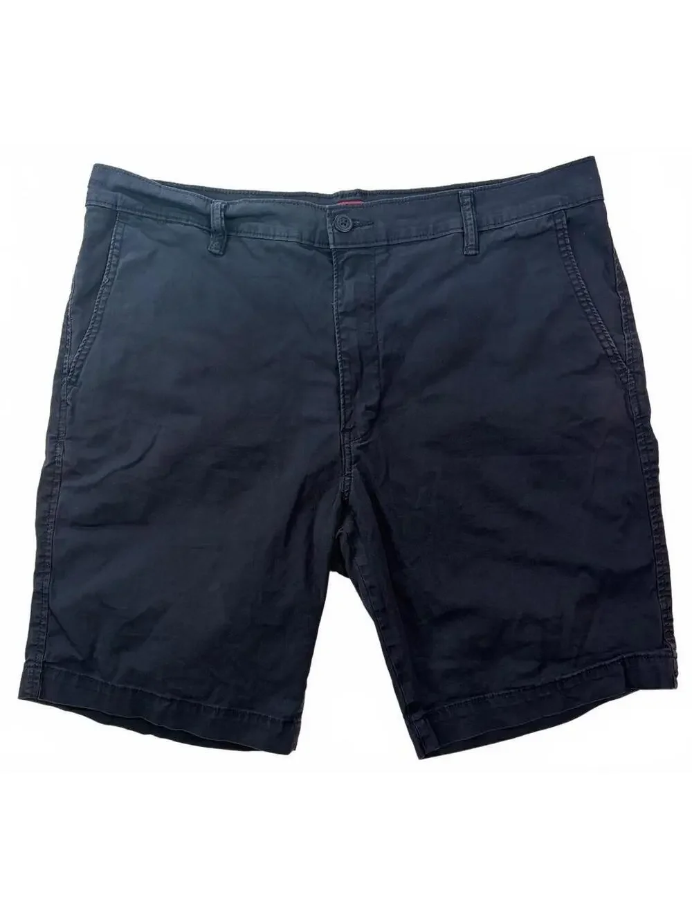 Levi's XX Chino Men's 36 Navy 9in Standard Taper Fit Stretch Twill Preppy Shorts
